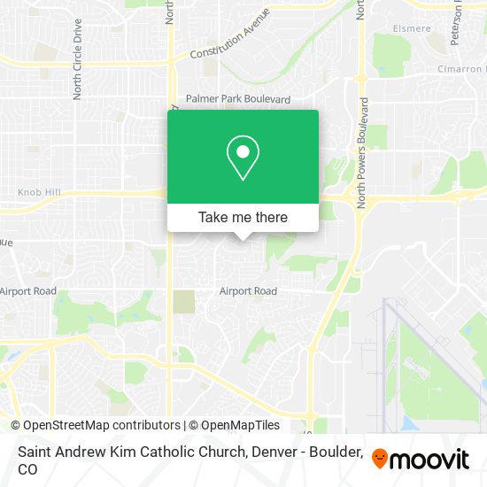 Saint Andrew Kim Catholic Church map