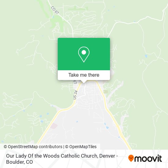 Our Lady Of the Woods Catholic Church map