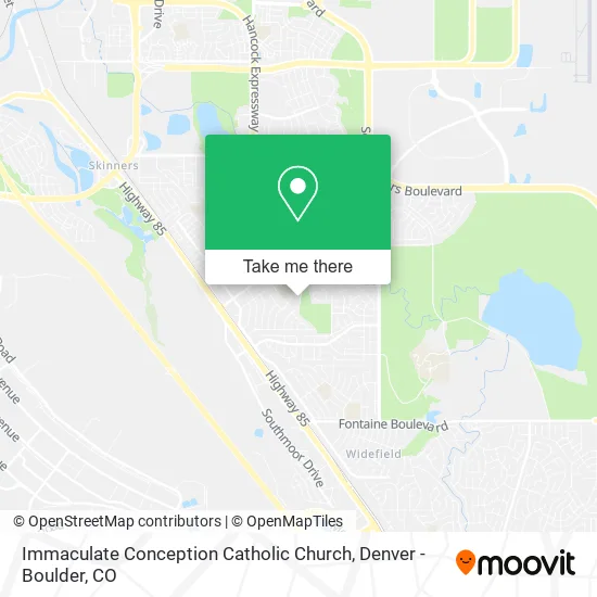 Immaculate Conception Catholic Church map