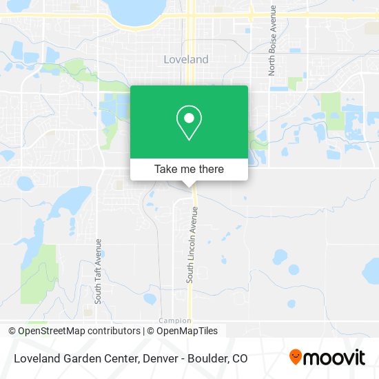 Loveland Garden Center map