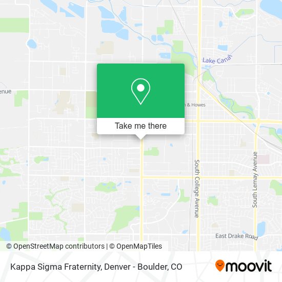 Kappa Sigma Fraternity map