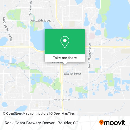 Rock Coast Brewery map