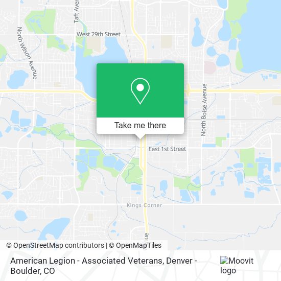 American Legion - Associated Veterans map