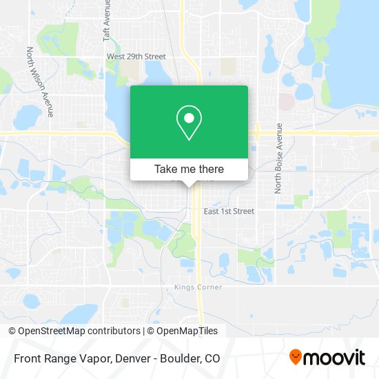 Front Range Vapor map