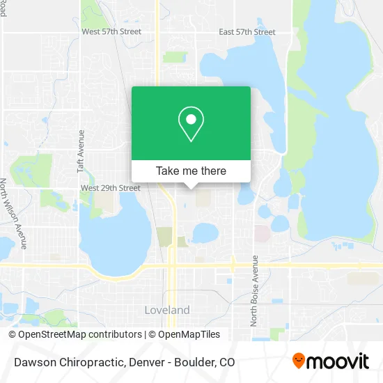 Dawson Chiropractic map