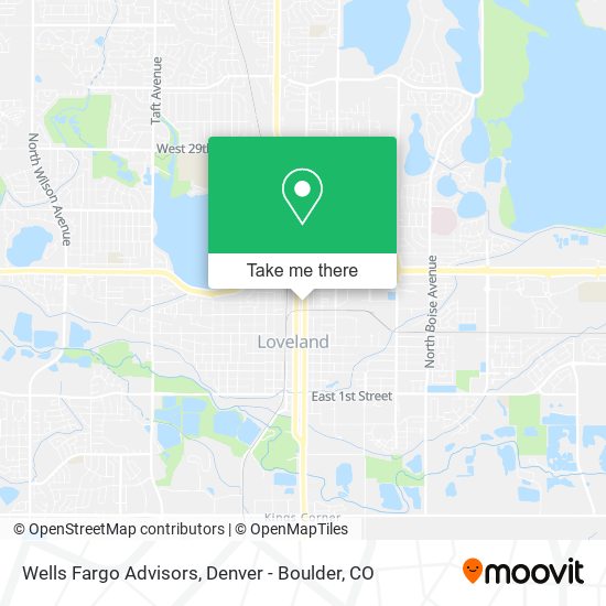 Mapa de Wells Fargo Advisors