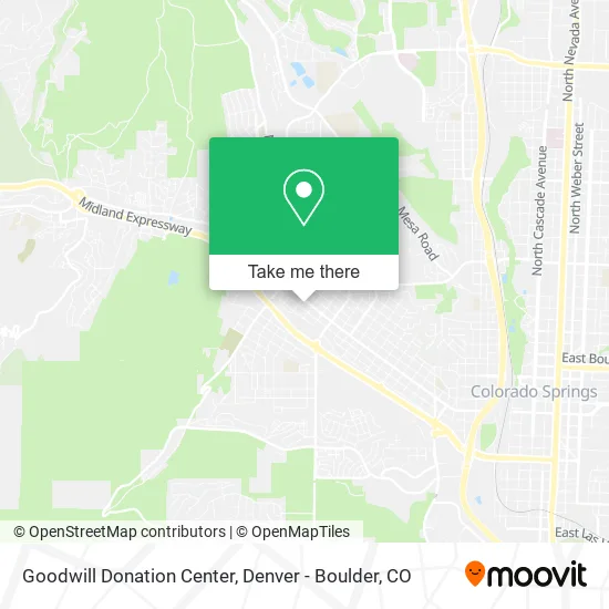 Goodwill Donation Center map
