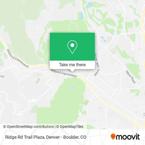 Ridge Rd Trail Plaza map