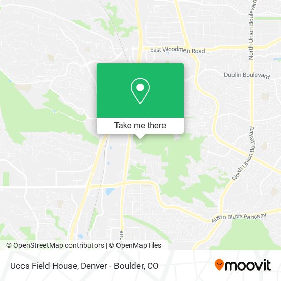 Mapa de Uccs Field House