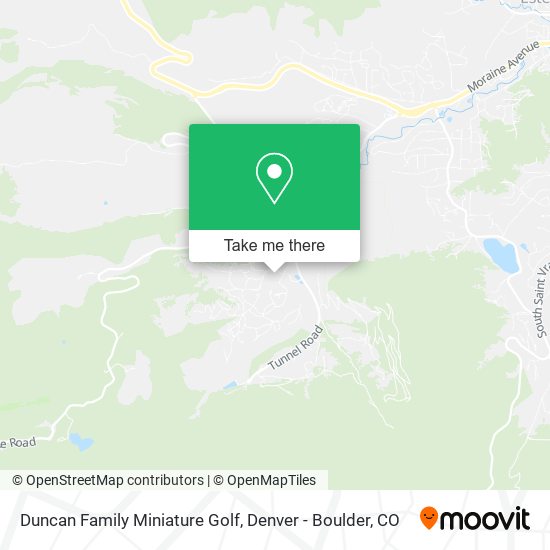 Duncan Family Miniature Golf map