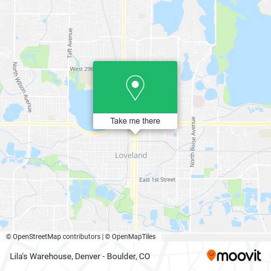Lila's Warehouse map