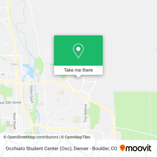 Occhiato Student Center (Osc) map