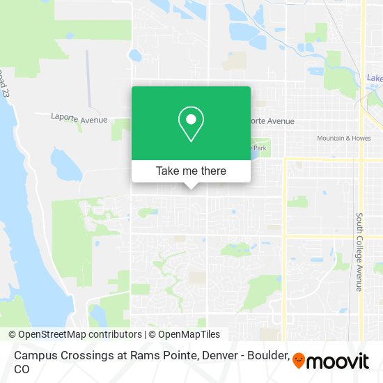 Campus Crossings at Rams Pointe map