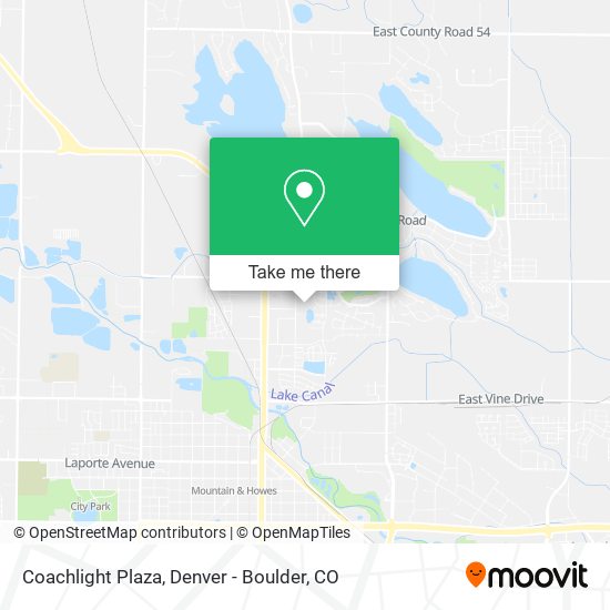 Coachlight Plaza map