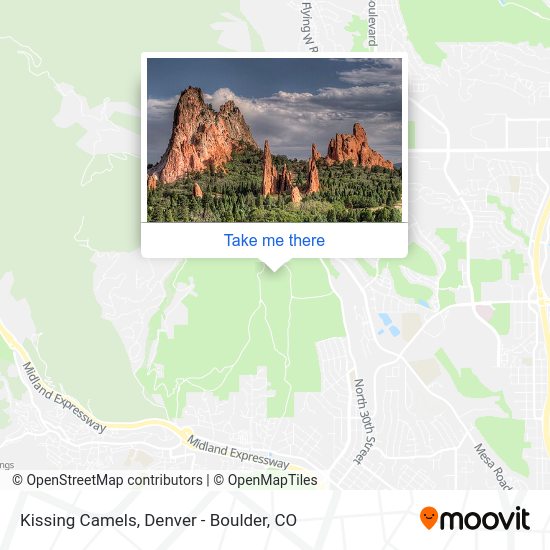 Mapa de Kissing Camels