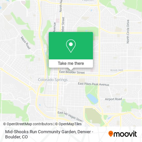 Mapa de Mid-Shooks Run Community Garden