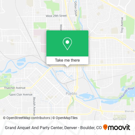 Grand Anquet And Party Center map