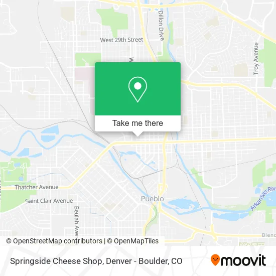 Springside Cheese Shop map