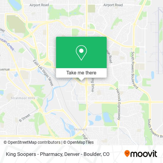 Mapa de King Soopers - Pharmacy