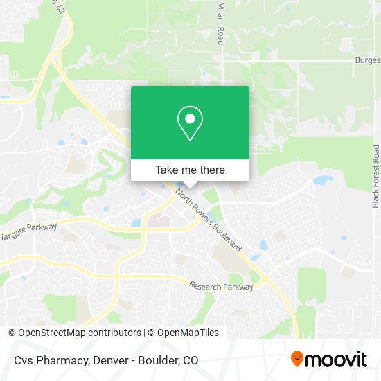 Mapa de Cvs Pharmacy