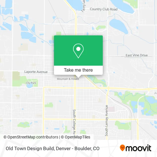 Old Town Design Build map