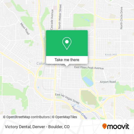 Mapa de Victory Dental