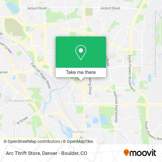 Arc Thrift Store map