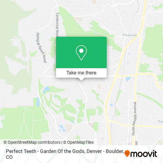 Mapa de Perfect Teeth - Garden Of the Gods