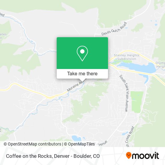 Coffee on the Rocks map