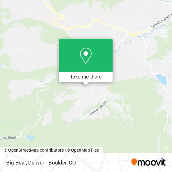 Mapa de Big Bear