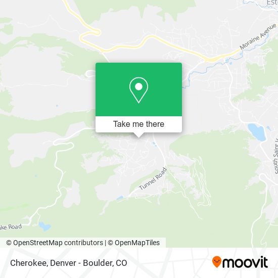 Mapa de Cherokee