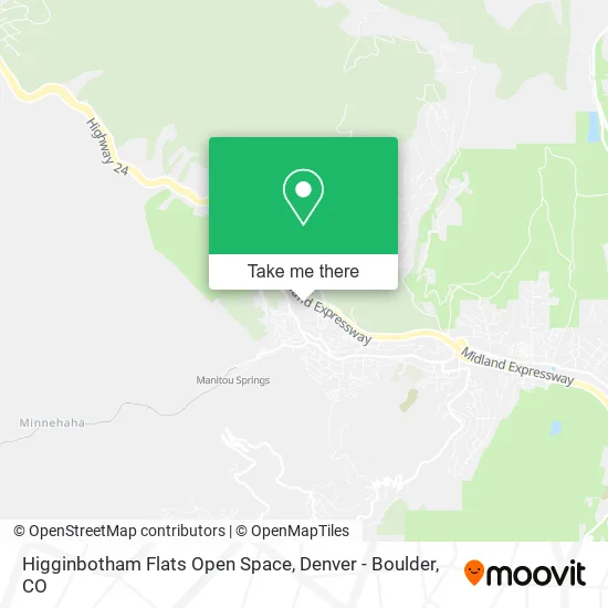 Higginbotham Flats Open Space map