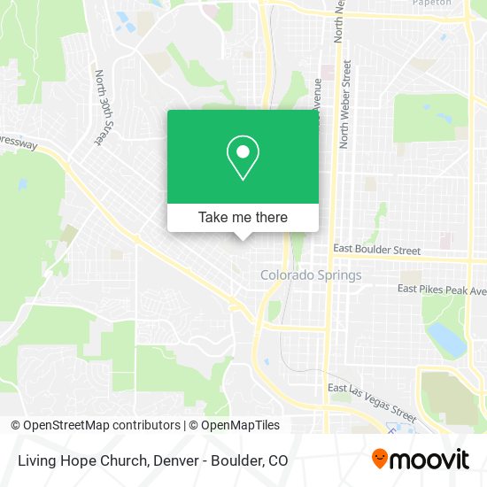 Living Hope Church map