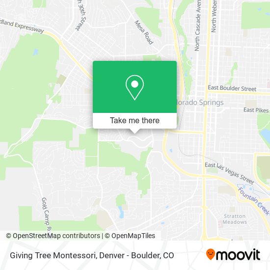 Mapa de Giving Tree Montessori