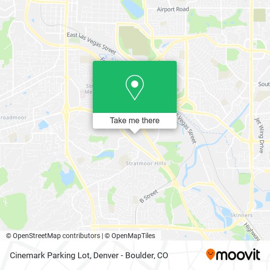 Cinemark Parking Lot map