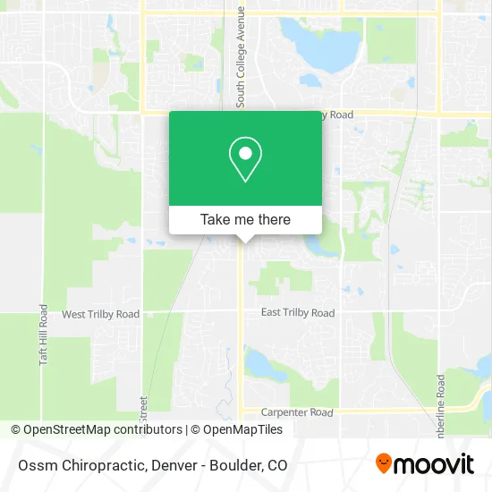 Ossm Chiropractic map