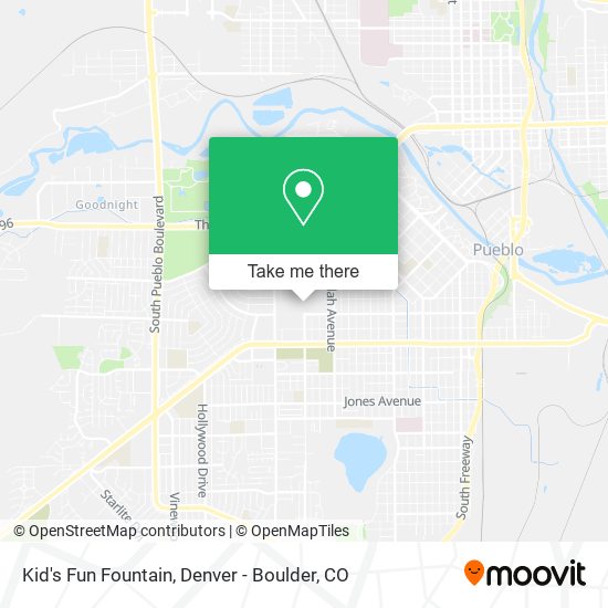 Mapa de Kid's Fun Fountain