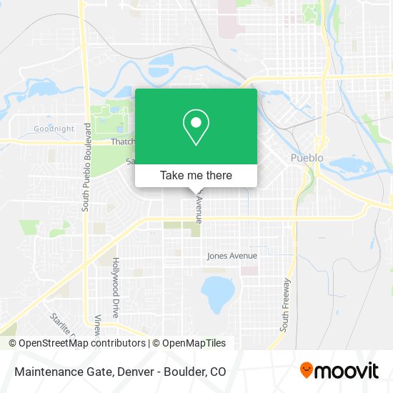 Mapa de Maintenance Gate