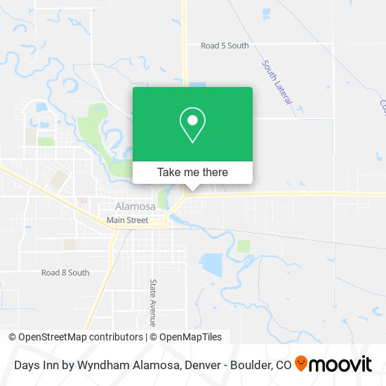 Days Inn by Wyndham Alamosa map