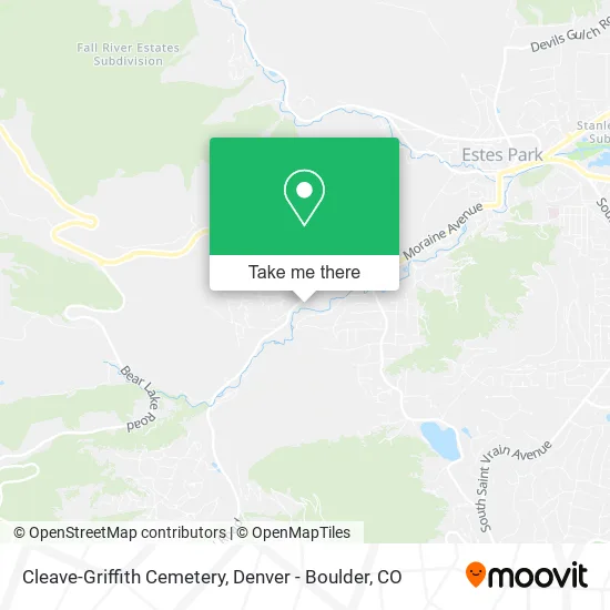 Cleave-Griffith Cemetery map