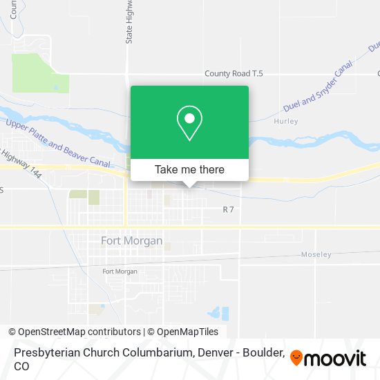 Presbyterian Church Columbarium map