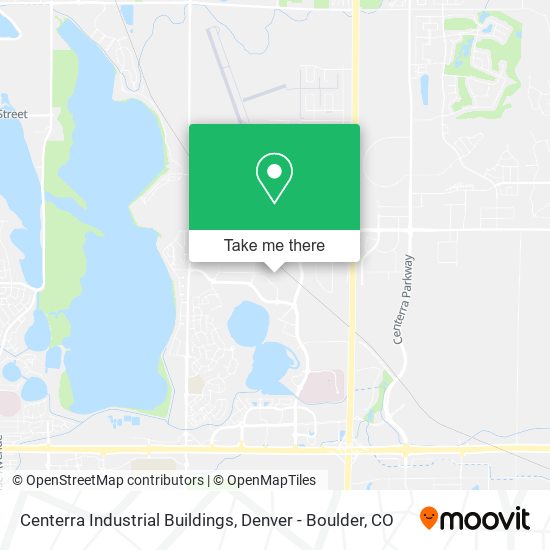 Centerra Industrial Buildings map