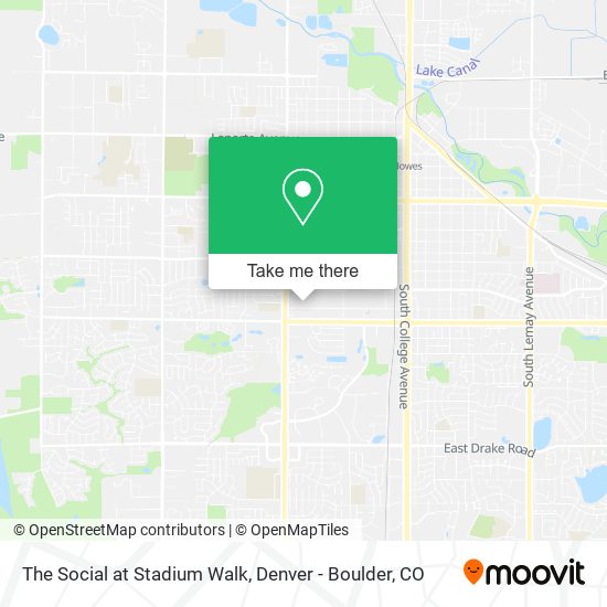 Mapa de The Social at Stadium Walk