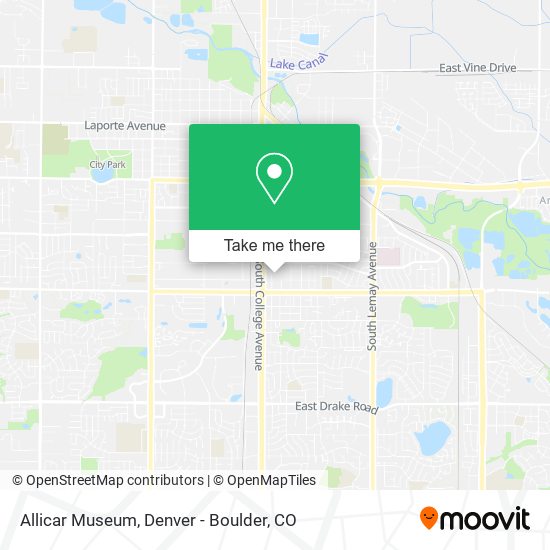 Allicar Museum map