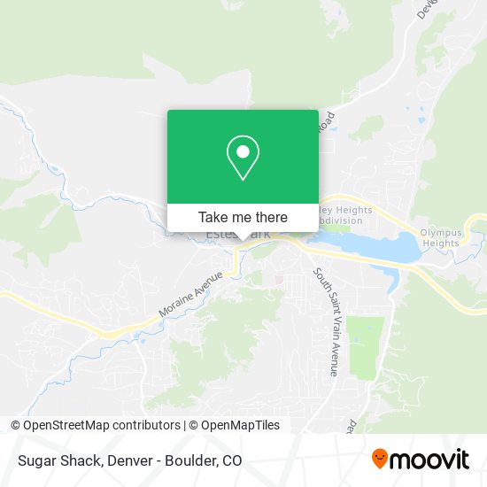 Mapa de Sugar Shack