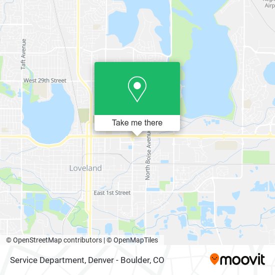 Mapa de Service Department