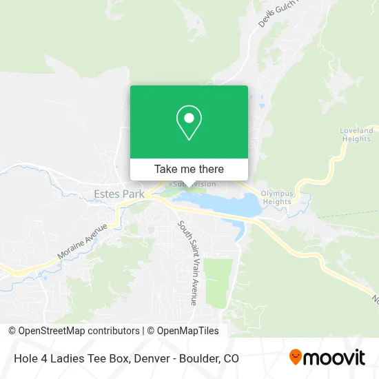 Hole 4 Ladies Tee Box map