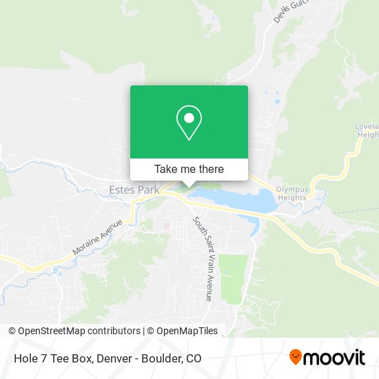 Hole 7 Tee Box map