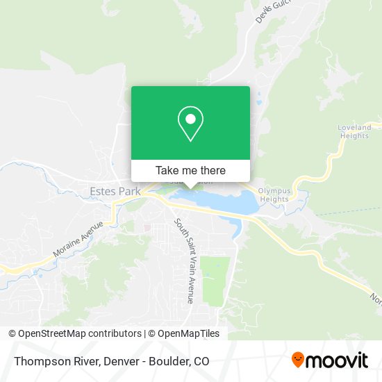 Mapa de Thompson River