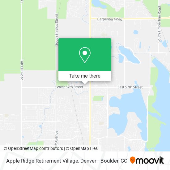 Mapa de Apple Ridge Retirement Village